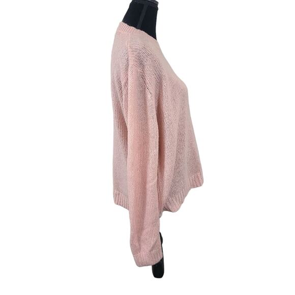 Tricot by Cest  Toi Sweater L Barbie Core Pink Acrylic Ballet Core Fairy Core - Picture 10 of 12